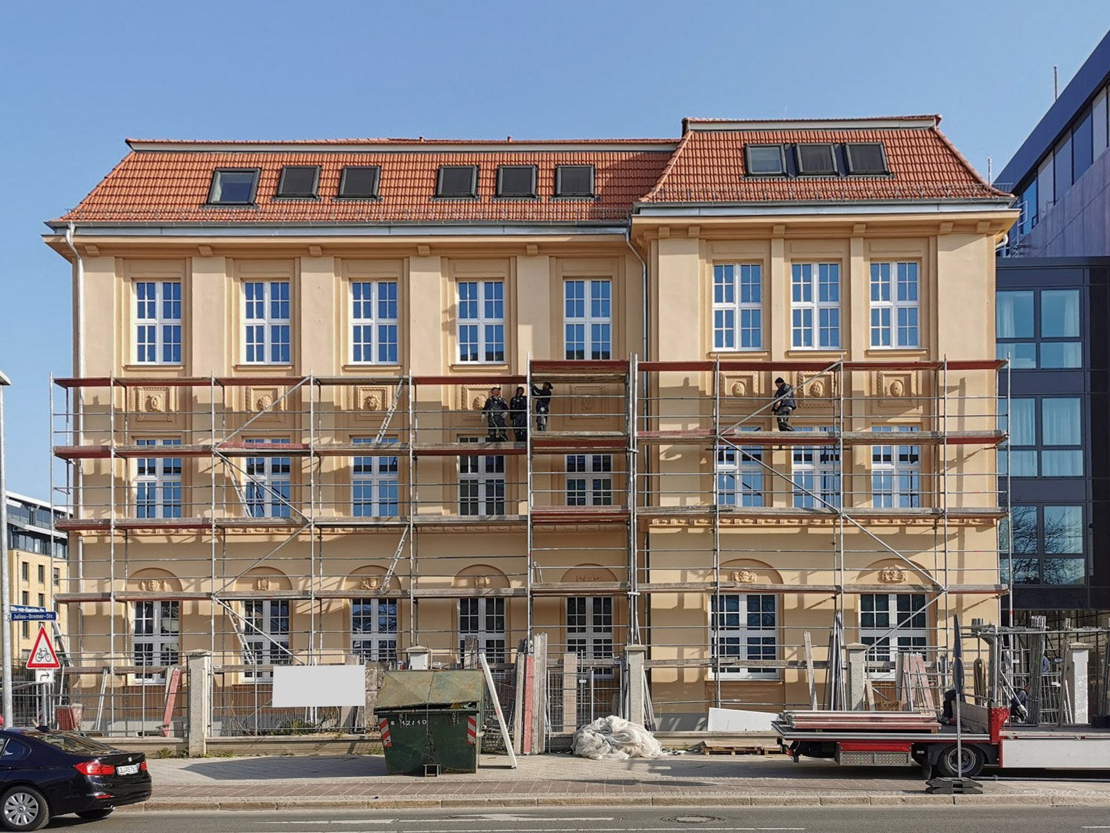 Altstadtquartier 2BA Denkmalschutzfassade