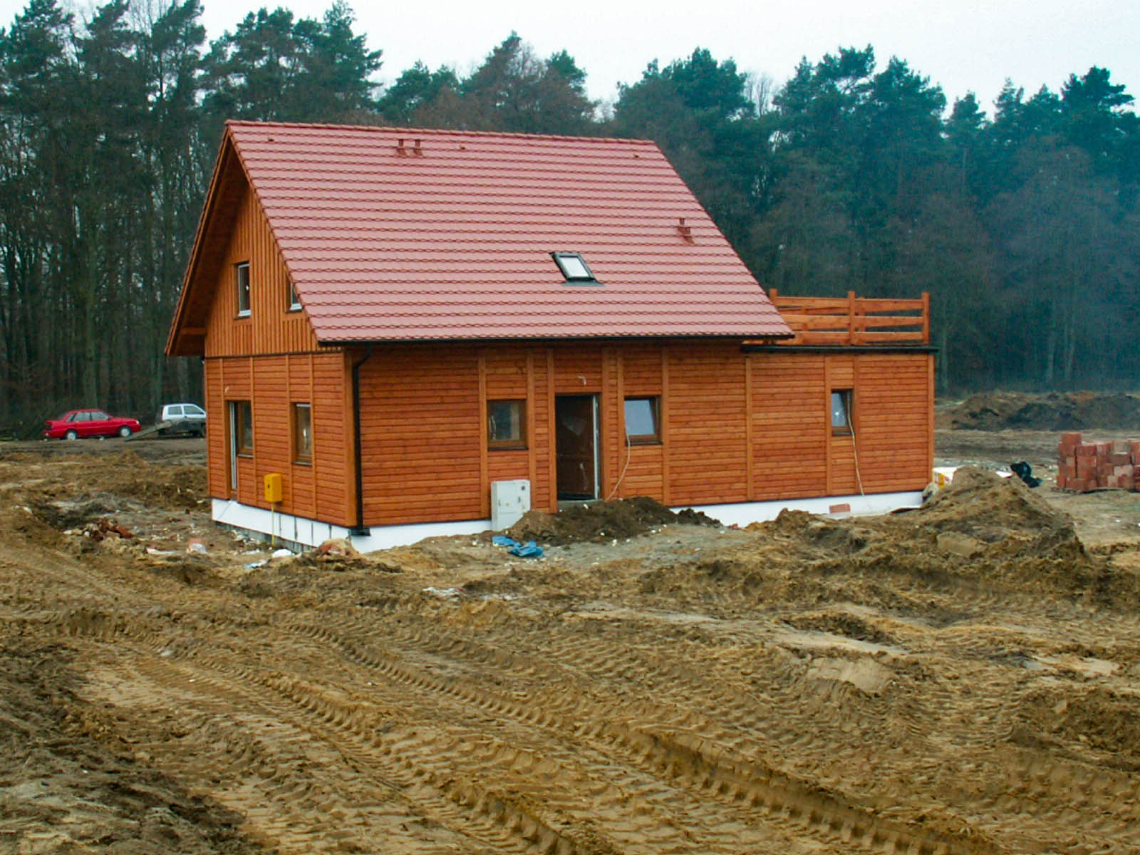 Hühnerfarm in Aussland